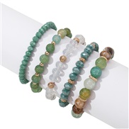 (green )occidental style Bohemia wind beads  fashionins color bracelet set