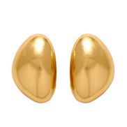 ( Gold)Autumn and Winter brief fashion temperament retro drop ear stud woman samll earrings Earring