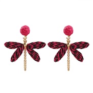 ( Pink) Bohemia creative small fresh earrings handmade establishment personality wind ear stud