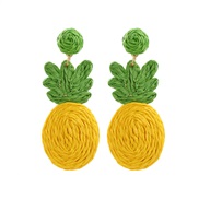 ( yellow)Bohemia earrings Round ear stud summer day earrings earring Earring woman