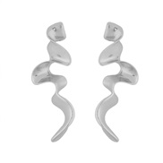 ( Silver)occidental style snake long style earringsI wind fashion same style ear stud Irregular Earring