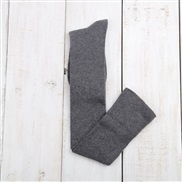 combed cotton long tube Knees flat socks  width thigh socks  Autumn And Winter keep warm cotton socks