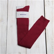 a Autumn And Winter vertical long tube Knees socks  Anti-skid high tube socks  thigh socks