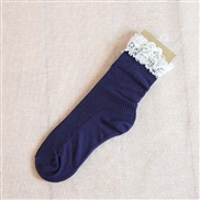 style lace flower cotton Deodorant short socks a leisure women socks