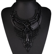 new  occidental style black color fashion exaggerating Alloy necklace